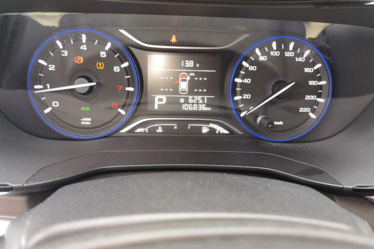 Used GAC Trumpchi GA4 2018 200T Automatic Luxury Edition Odometer Close Up