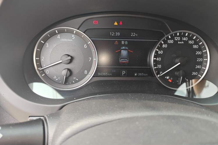 Used Infiniti QX50 2020 2.0T Two-Wheel Drive Fashion Edition Odometer Close Up