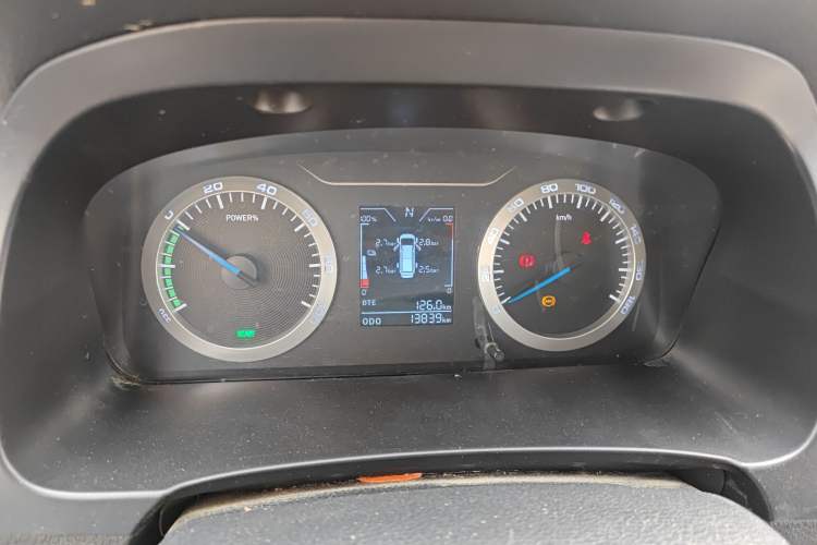 Used BAIC Ruixiang Boteng V2 EV 2022 Enclosed Van Standard Type Henan Lithium Battery Instrument Cluster