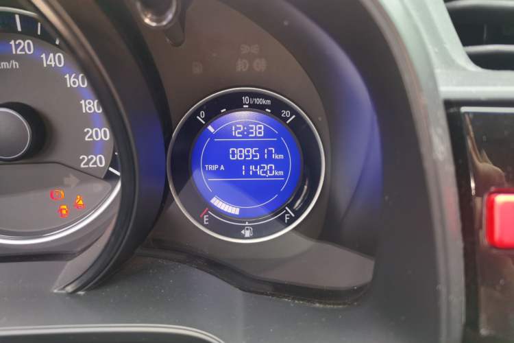 Used Honda Fit 2016 1.5L LXS CVT Comfort Sunroof Version Odometer Close Up