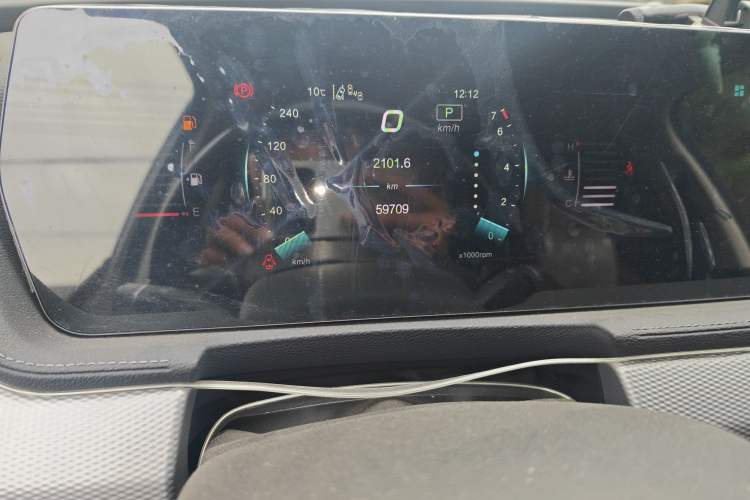 Used BAIC Beijing X7 2020 1.5TD DCT ZhiShang Edition Odometer Close Up