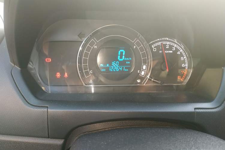 Used Great Wall M4 2012 1.5L Manual Luxury Version Odometer Close Up