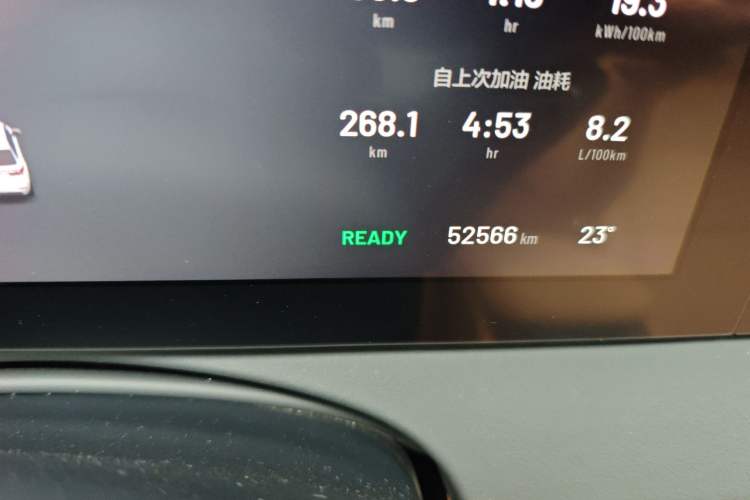 Used Li Auto ONE 2021 Extended-Range 6-Seater Version Odometer Close Up