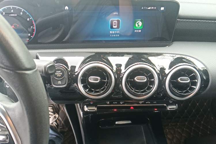 Used Mercedes-Benz A-Class 2020 Restyled A 200 L Sport Sedan Dynamic Version Audio And AC Panel