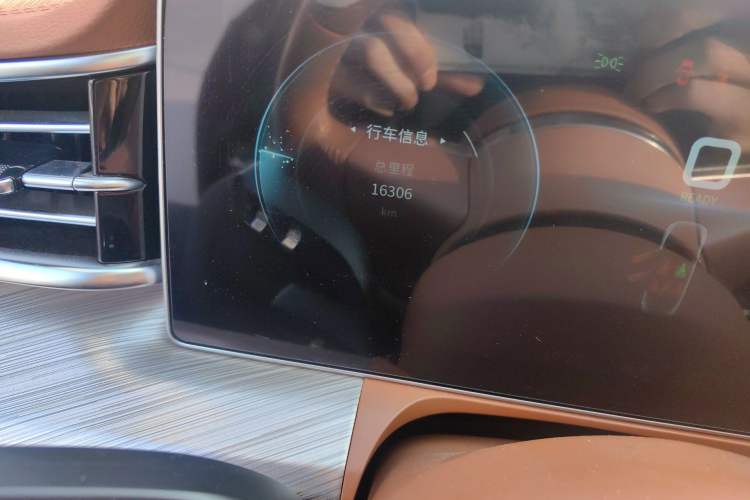 Used Hongqi H9 2020 Revised Version 2.0T Smart Connect Flagship Edition Odometer Close Up