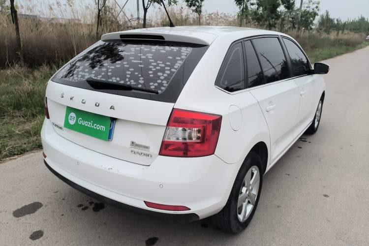 Used Skoda Rapid Spaceback 2019 Revised Version 1.5L Automatic Comfort Edition China V Standard Rear Right 45 Deg