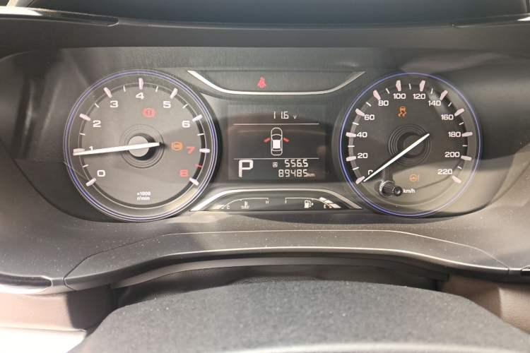 Used GAC Trumpchi GA4 2018 150N Automatic Luxury Edition Odometer Close Up