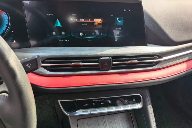 Used CHANGAN CS55PLUS 2021 Blue Whale Edition 1.5T Manual Luxury Model Audio And AC Panel