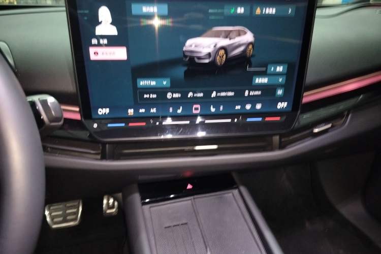 Used Volkswagen ID.UNYX 2024 Ultra Long-Range Version Audio And AC Panel