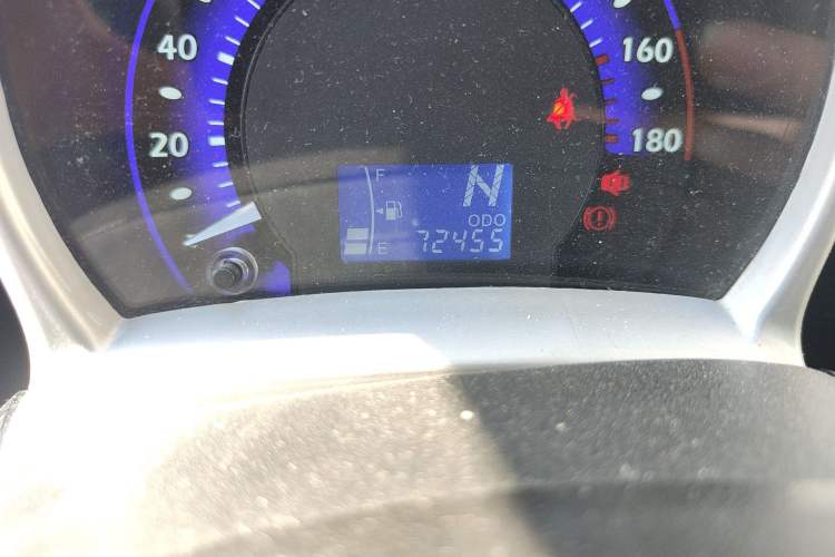 Used BYD F0 2015 1.0L AMT XuanKu Model Odometer Close Up