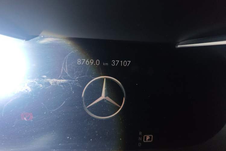 Used Mercedes-Benz C-Class 2020 C 260 Coupe Odometer Close Up