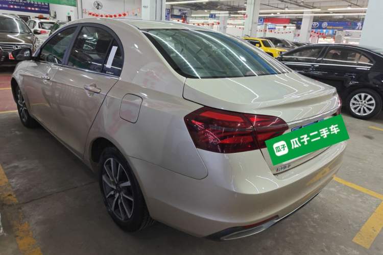 Used Geely Auto Emgrand 2019 Leading Edition 1.5L CVT Upward-Connected Model China VI Standard Rear Left 45 Deg