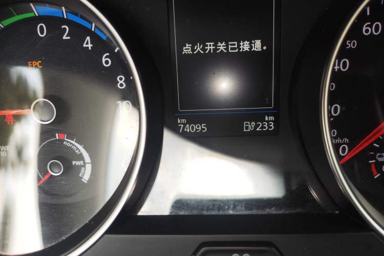 Used Volkswagen Golf Pure Electric 2020 Chariot Pro Odometer Close Up