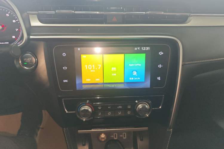 Used MG 6 2017 20T Automatic Luxury Smart Connect Version China V Standard Audio And AC Panel