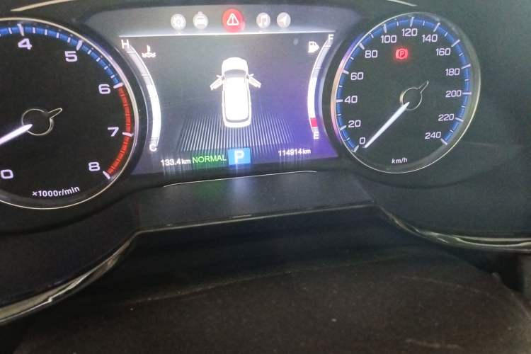 Used GAC Trumpchi GS8 2017 320T Two-Wheel Drive Luxury Smart Connectivity Version (7 Seats) Odometer Close Up