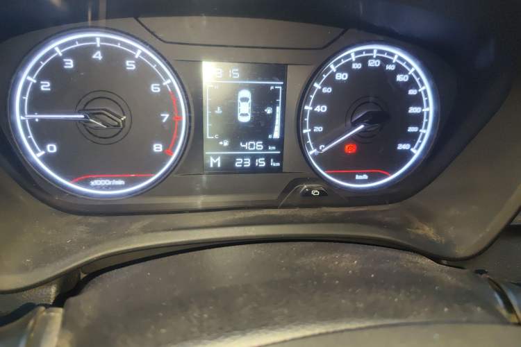 Used Geely Auto Vision X3 2021 PRO 1.5L Manual Elite Model Odometer Close Up