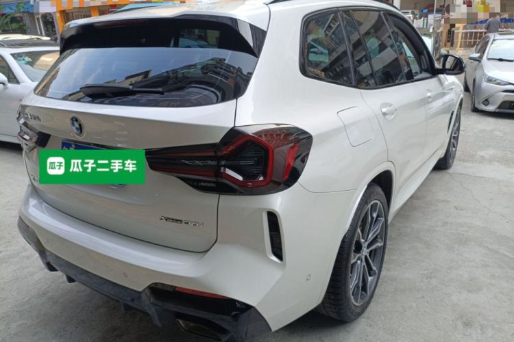 Used BMW X3 2023 xDrive30i Leading Model M Night Edition Package Rear Right 45 Deg