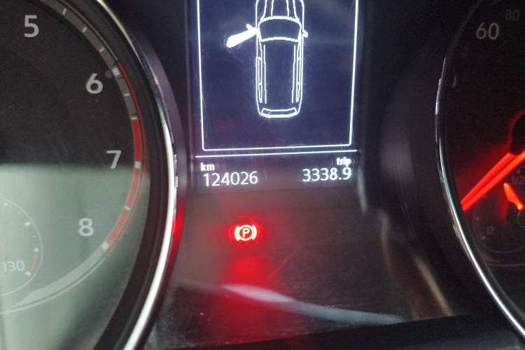 Used Volkswagen Teramont 2017 330TSI Two-Wheel-Drive Luxury Edition Odometer Close Up