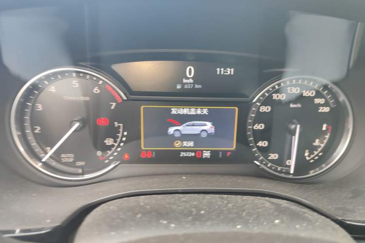 Used Cadillac XT6 2021 28T Six-Seater Four-Wheel-Drive Luxury Version Instrument Cluster