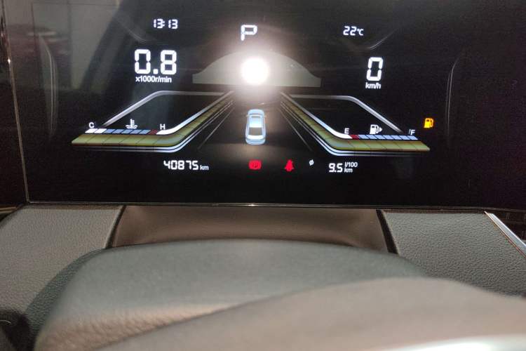 Used Bestune B70 2022 Third Generation 1.5T Automatic Enjoyment Version Odometer Close Up