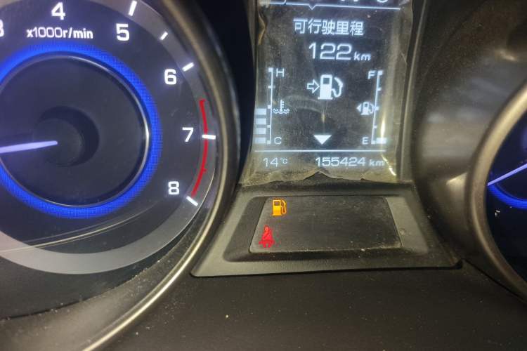 Used CHANGAN Eado 2016 1.6L Manual Fashion Edition Odometer Close Up