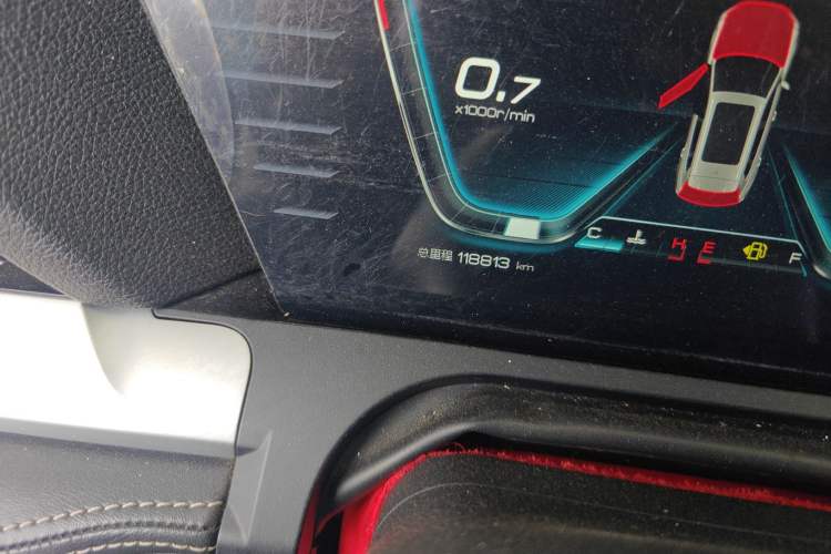 Used BYD Song Pro 2019 1.5T Automatic Elite Edition Odometer Close Up