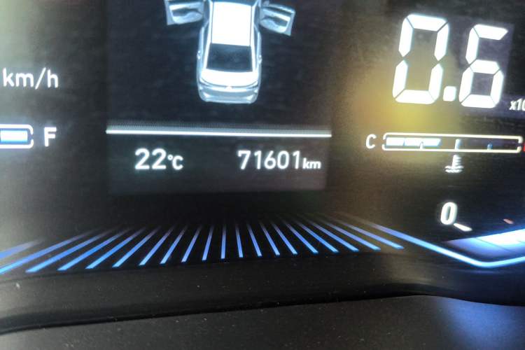 Used Hyundai Verna (new generation) 2020 1.4L Manual GLS Cool Edition Odometer Close Up