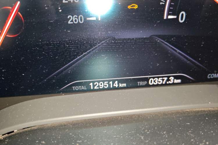 Used BMW 5 Series 2019 Facelifted 530Li Luxury Edition Premium Package Odometer Close Up