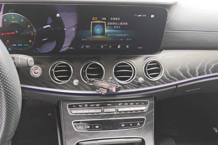 Used Mercedes-Benz E-Class 2021 E 260 Stylish Sports Edition Audio And AC Panel
