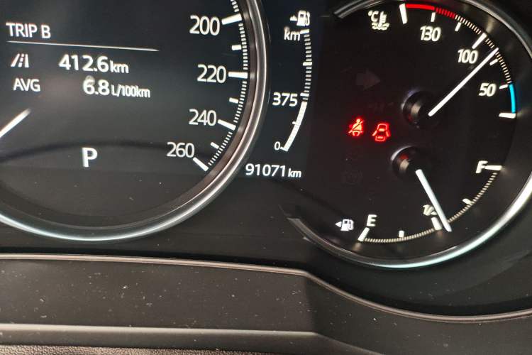 Used Mazda Atenza 2020 2.5L Sky Blue Prestige Edition Odometer Close Up