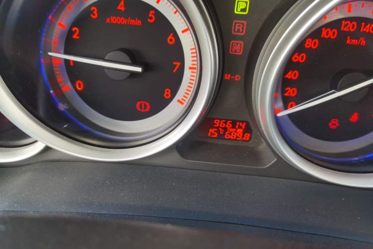 Used Mazda 6 2012 2.0L Automatic Elite Edition Odometer Close Up