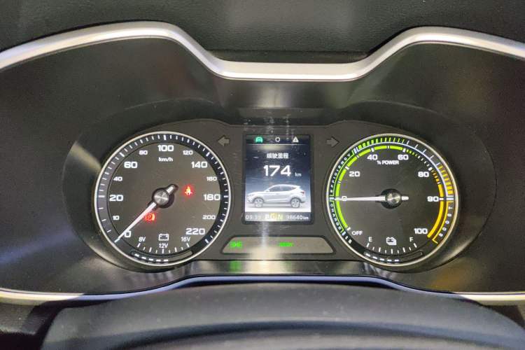 Used MG EZS Electric 2019 E-Plus Edition Instrument Cluster