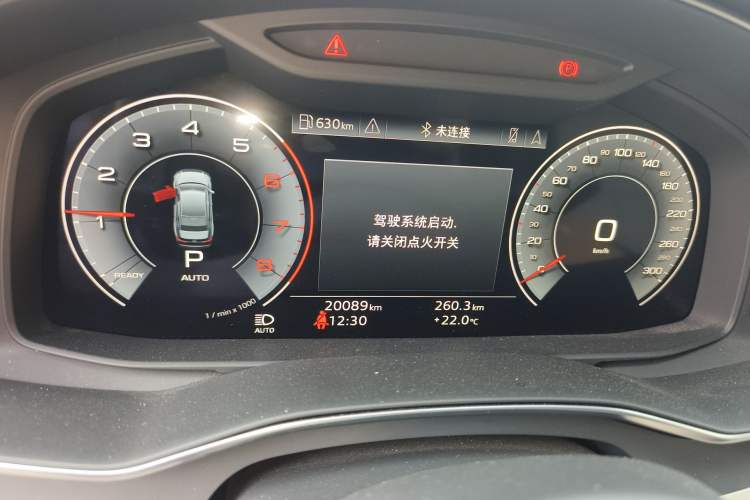 Used Audi A6L 2022 55 TFSI quattro Prestige Edition Odometer Close Up