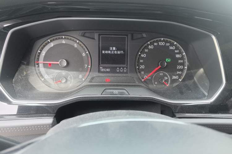 Used Volkswagen Sagitar 2019 280TSI DSG Comfort Version China VI Standard Odometer Close Up