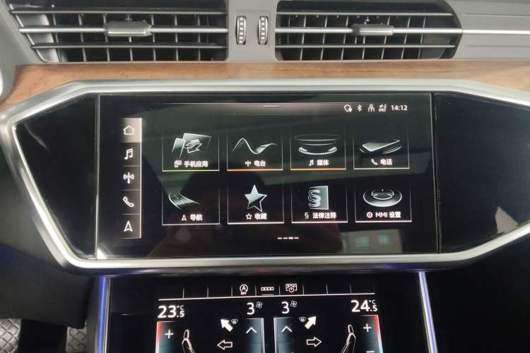 Used Audi A6L 2021 45 TFSI Prestige Dynamic Edition Audio And AC Panel