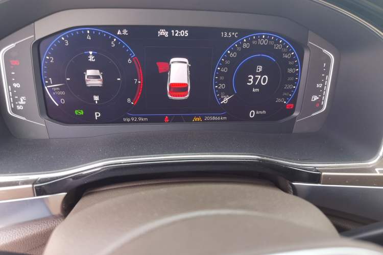 Used Volkswagen Viloran 2020 380TSI Prestige Edition Odometer Close Up