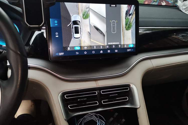 Used BYD Song PLUS New Energy 2021 EV Deluxe Model Audio And AC Panel