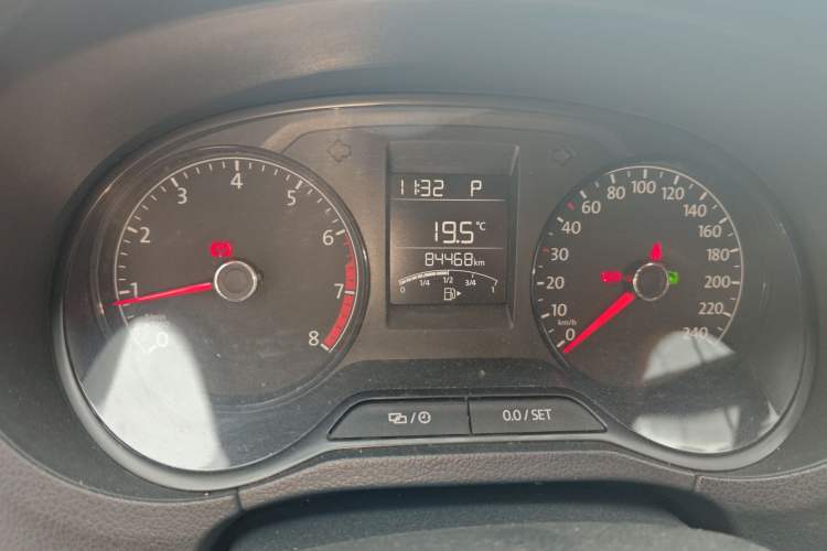 Used Volkswagen Polo 2016 1.4L Automatic Trendy Model Odometer Close Up