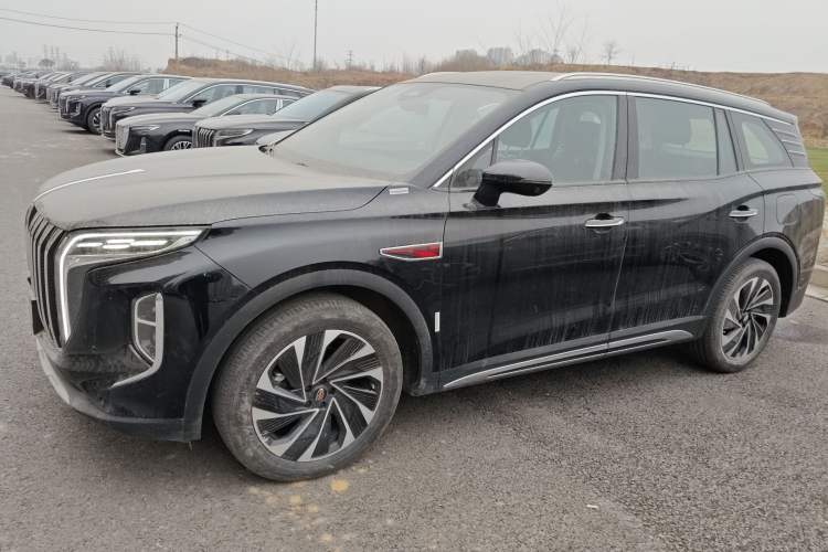 Used Hongqi HS7 PHEV 2024 2.0T PHEV Four-Wheel Drive Flagship Edition 7 Seats Left Side