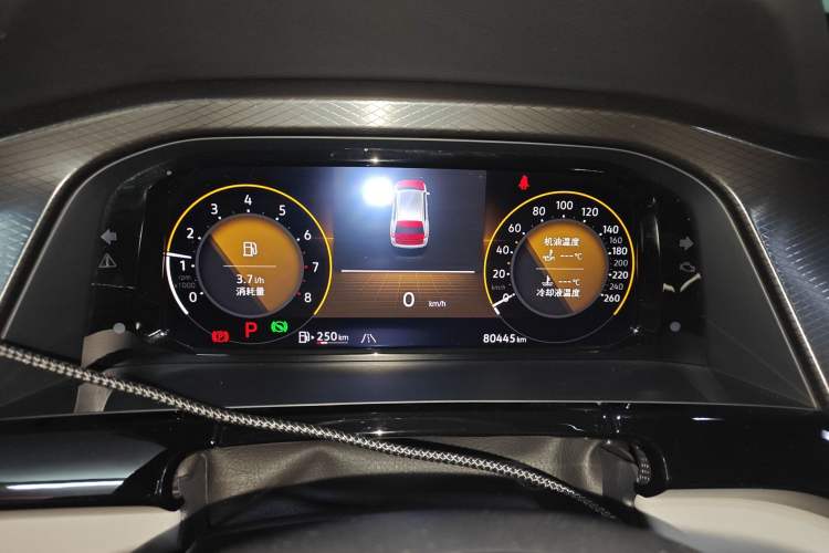 Used Volkswagen Teramont 2021 380TSI Four-Wheel Drive Luxury Edition Odometer Close Up