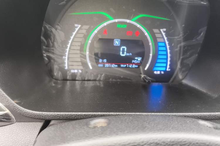 Used BAIC New Energy EC 2017 EC200 Dynamic Edition Odometer Close Up