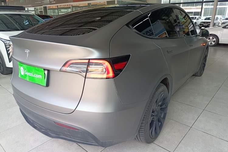 Used Tesla Model Y 2023 Long-Range All-Wheel-Drive Version Rear Right 45 Deg
