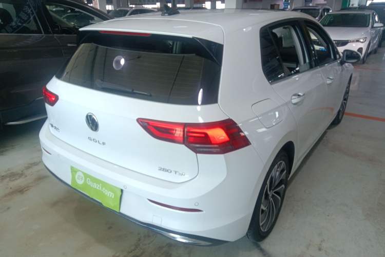 Used Volkswagen Golf 2021 280TSI DSG Pro Rear Right 45 Deg