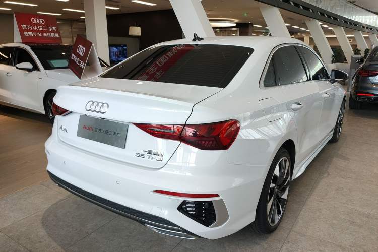 Used Audi A3 2024 A3L Limousine 35 TFSI Fashion Sport Model Rear Right 45 Deg