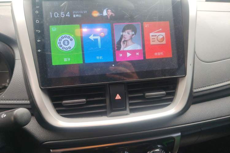 Used Toyota YARiS L Zhi Xiang 2017 1.3E CVT Charming Edition Audio And AC Panel