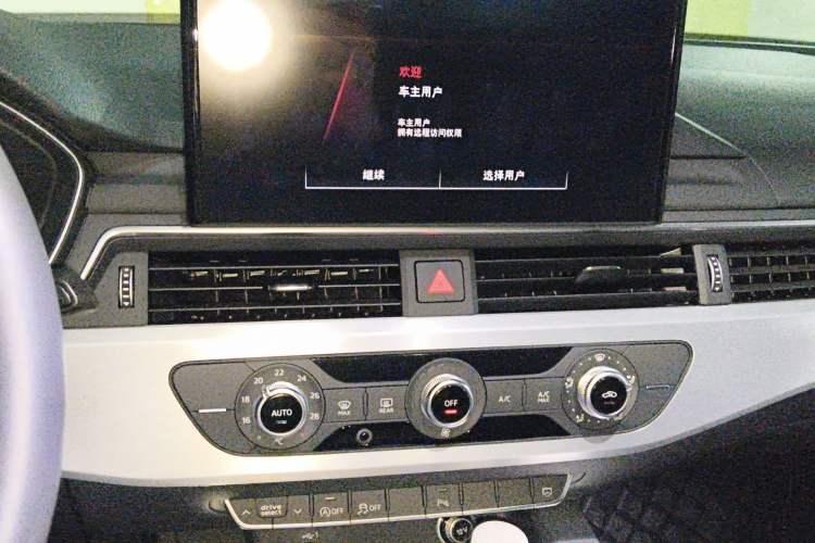 Used Audi A4L 2022 40 TFSI Fashion Dynamic Model Audio And AC Panel