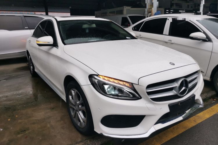 Used Mercedes-Benz C-Class 2015 Restyled C 180 L Sport Edition Front Right 45 Deg