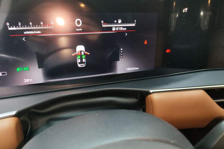 Used Nissan Pathfinder 2024 380 VC-TURBO Four-Wheel Drive Intelligent Driving Version 6 Seats Odometer Close Up