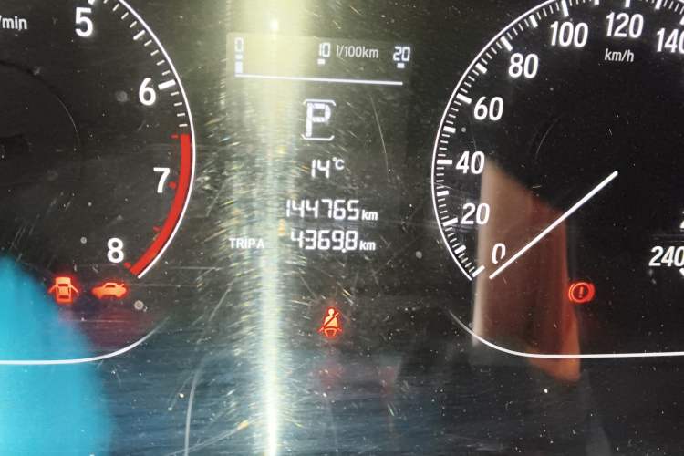 Used Honda Accord 2018 260TURBO Elite Edition China V Odometer Close Up