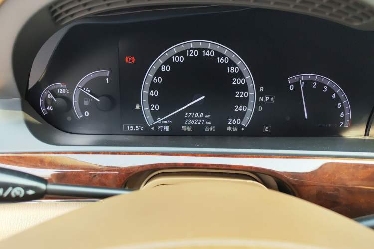 Used Mercedes-Benz S-Class 2012 S 350 L Grand Edition Odometer Close Up